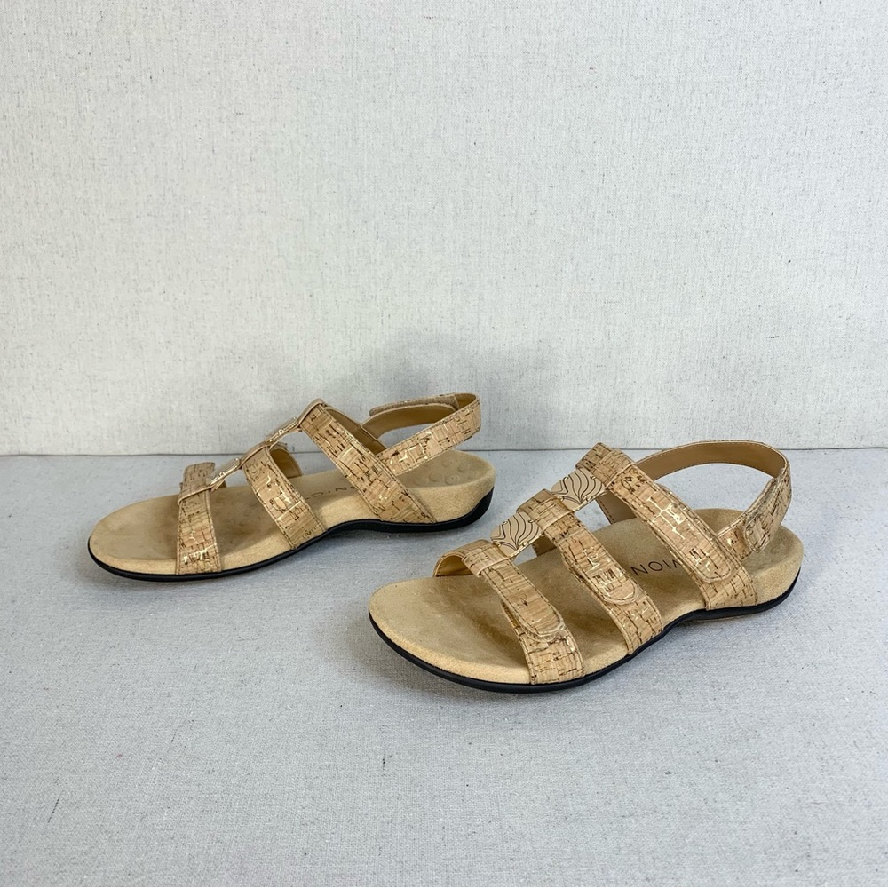 Vionic - Amber Adjustable Strap Cork/Leather Neut… - image 6